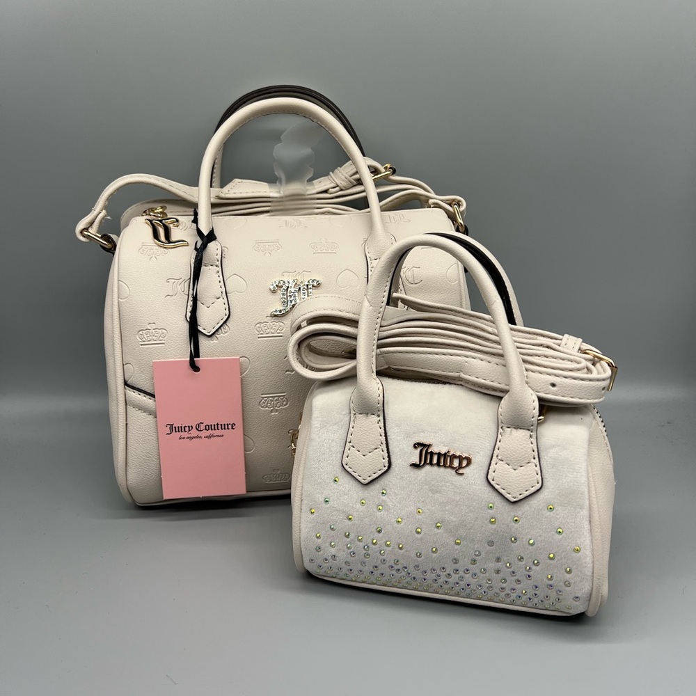 Juicy couture mommy & me satchel purse set
